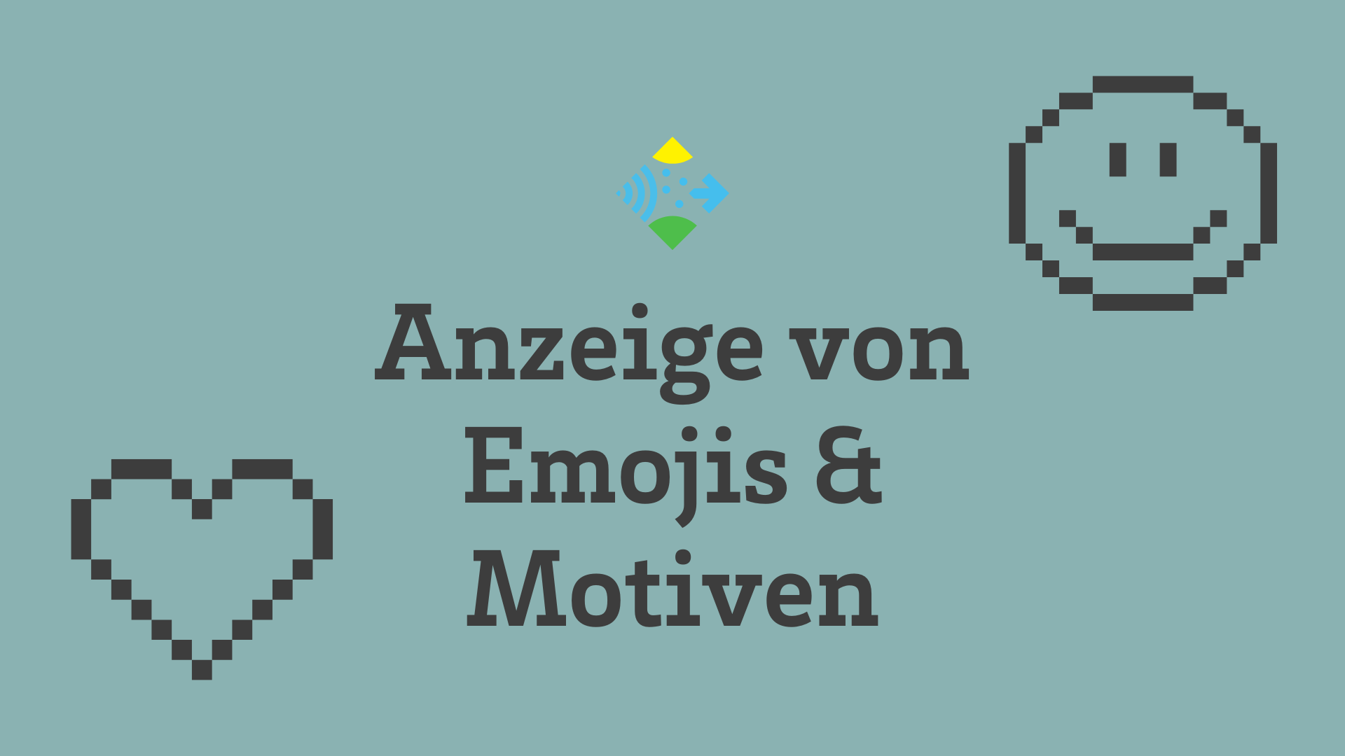 Anzeige von Emojis und Motiven - Logo