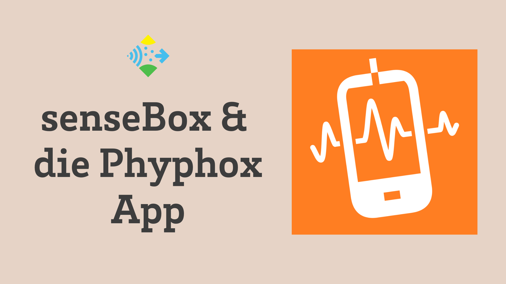 Verbindung der senseBox und Phyphox - Logo