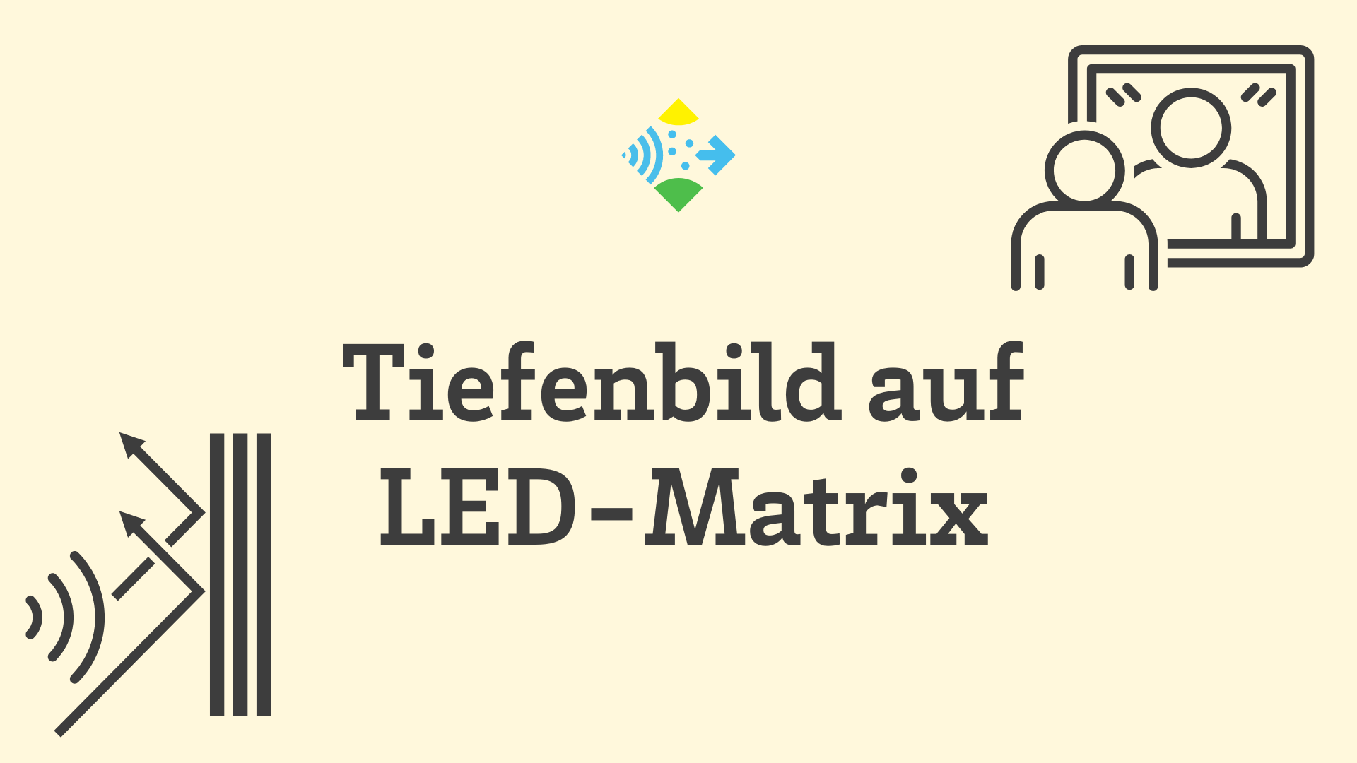 Tiefenbilder auf der LED-Matrix anzeigen - Logo